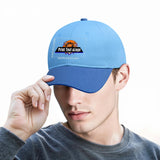 New Custom Blue Duckbill Cap Design Available with Heat Transfer Printing in Multiple Colors