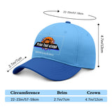 New Custom Blue Duckbill Cap Design Available with Heat Transfer Printing in Multiple Colors