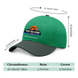 New Custom Green Duckbill Cap Design Available with Heat Transfer Printing in Multiple Colors
