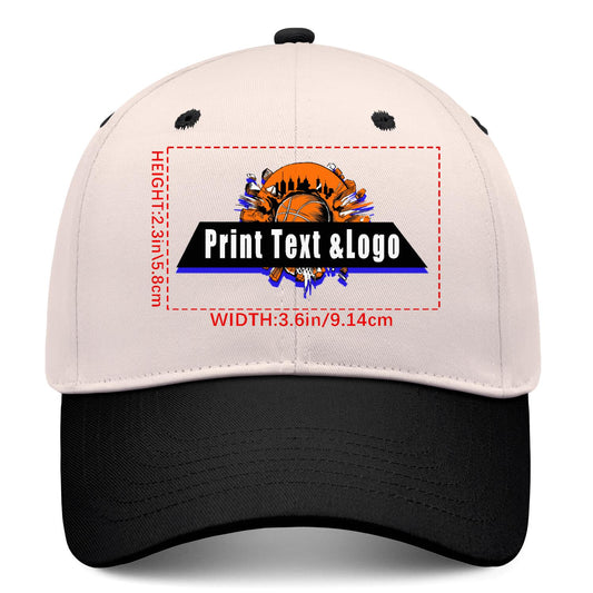 Custom Cameosa Black Sports Duckbill Mesh Cap - Unleash Your Athletic Style with Personal Touch