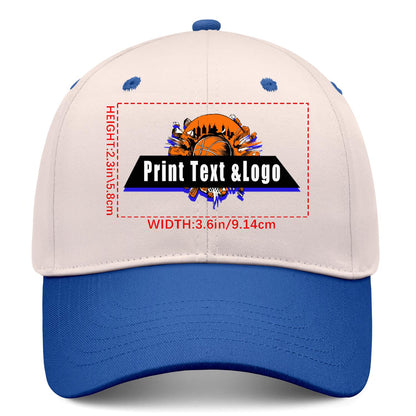 Custom Cameosa Blue Sports Duckbill Mesh Cap - Unleash Your Athletic Style with Personal Touch
