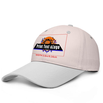 Custom Cameosa Purple Gray Sports Duckbill Mesh Cap - Unleash Your Athletic Style with Personal Touch