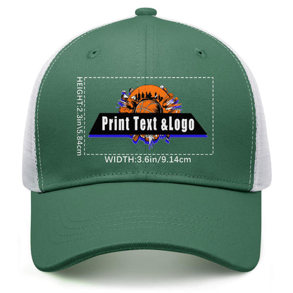 Custom Army Green Mesh Duckbill Cap Personalized Style for Every Occasion Hat