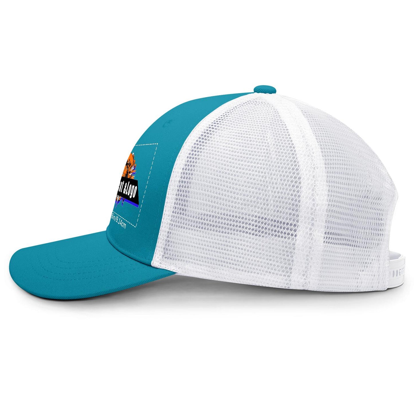 Custom Blue Green Mesh Duckbill Cap Personalized Style for Every Occasion Hat
