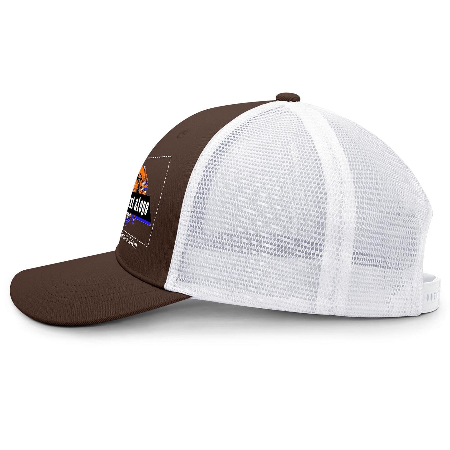 Custom Brown Mesh Duckbill Cap Personalized Style for Every Occasion Hat