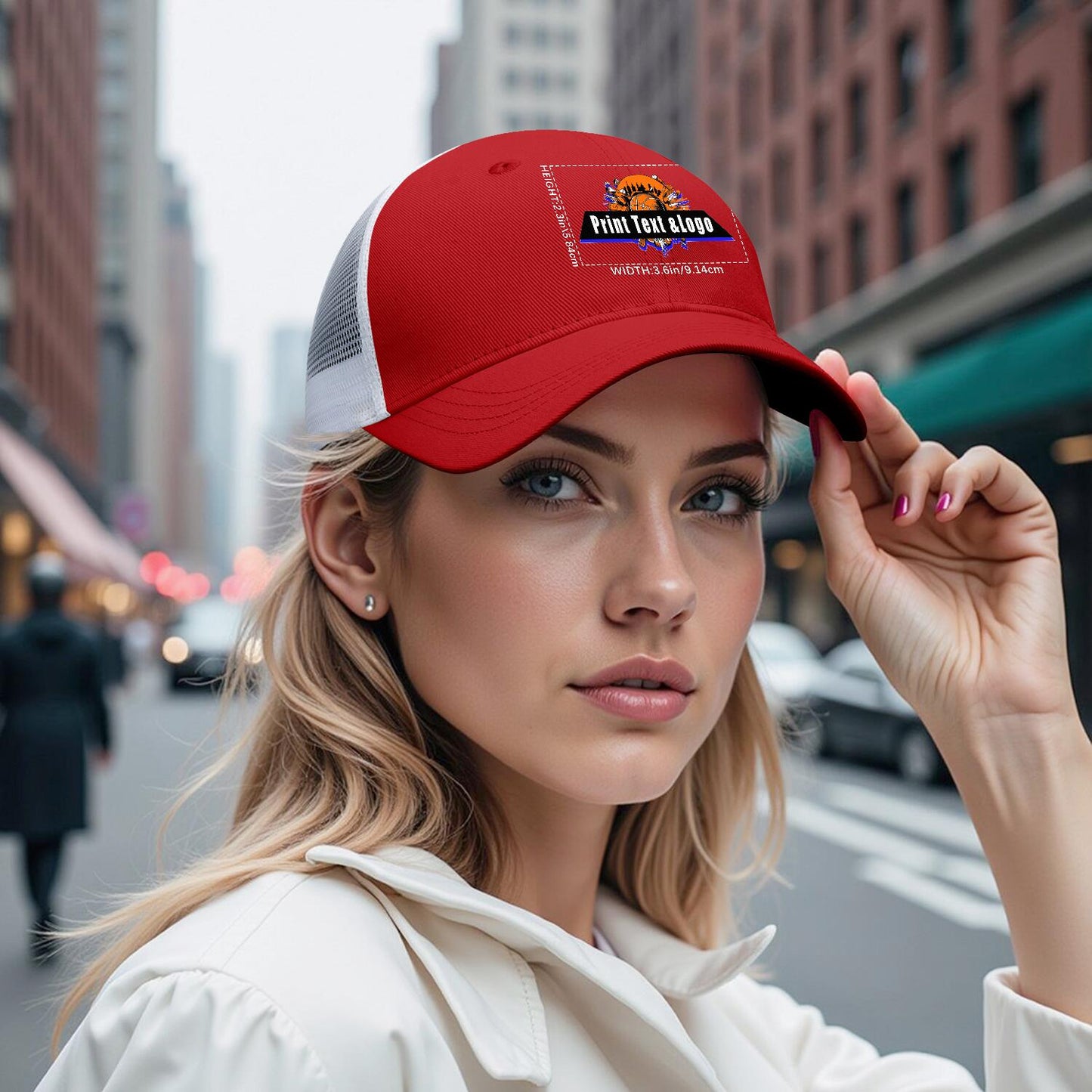Custom Dark Red Mesh Duckbill Cap Personalized Style for Every Occasion Hat