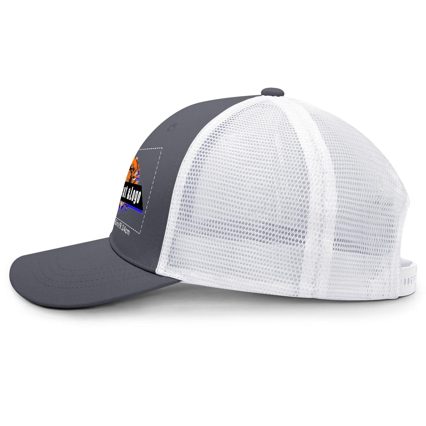 Custom Grey Mesh Duckbill Cap Personalized Style for Every Occasion Hat