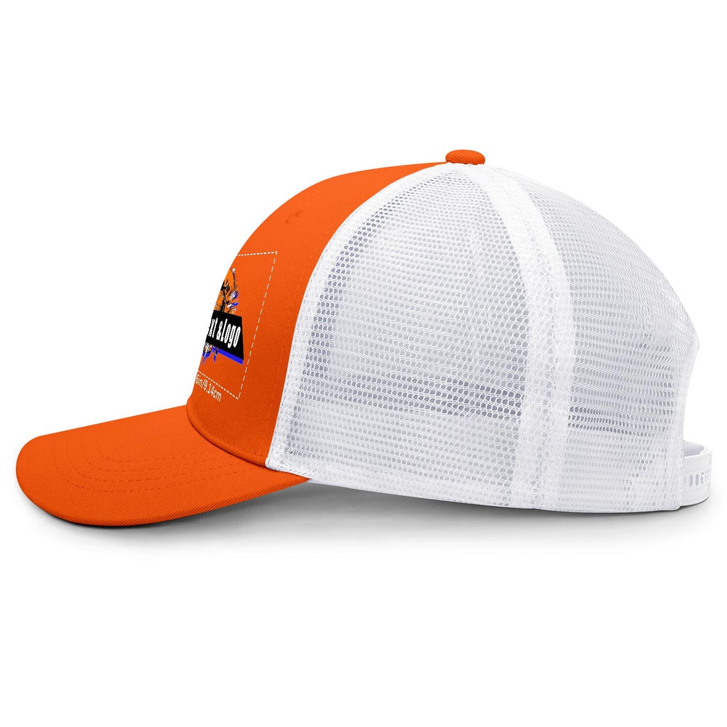 Custom Orange Mesh Duckbill Cap Personalized Style for Every Occasion Hat
