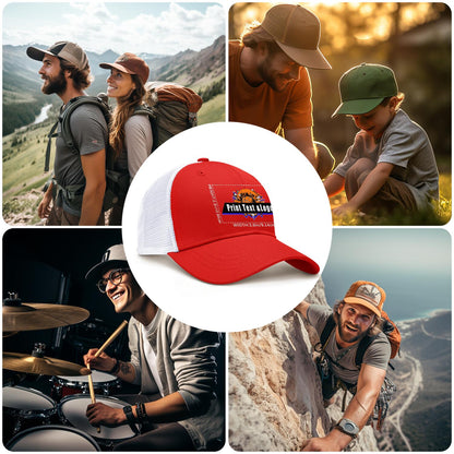 Custom Red Mesh Duckbill Cap Personalized Style for Every Occasion Hat