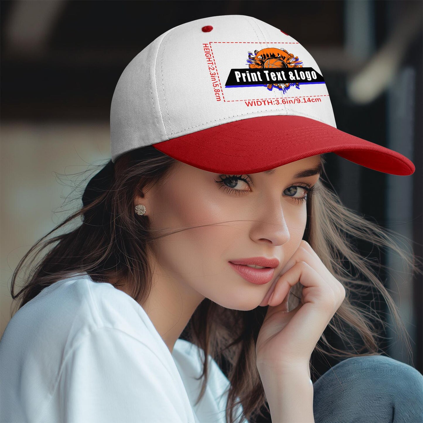 Custom Dark Red Sports Duckbill Mesh Cap - Unleash Your Athletic Style with Personal Touch