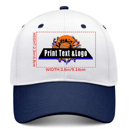 Custom Navy Blue Sports Duckbill Mesh Cap - Unleash Your Athletic Style with Personal Touch