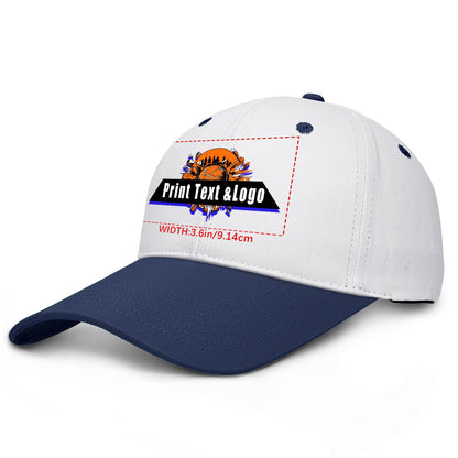 Custom Navy Blue Sports Duckbill Mesh Cap - Unleash Your Athletic Style with Personal Touch