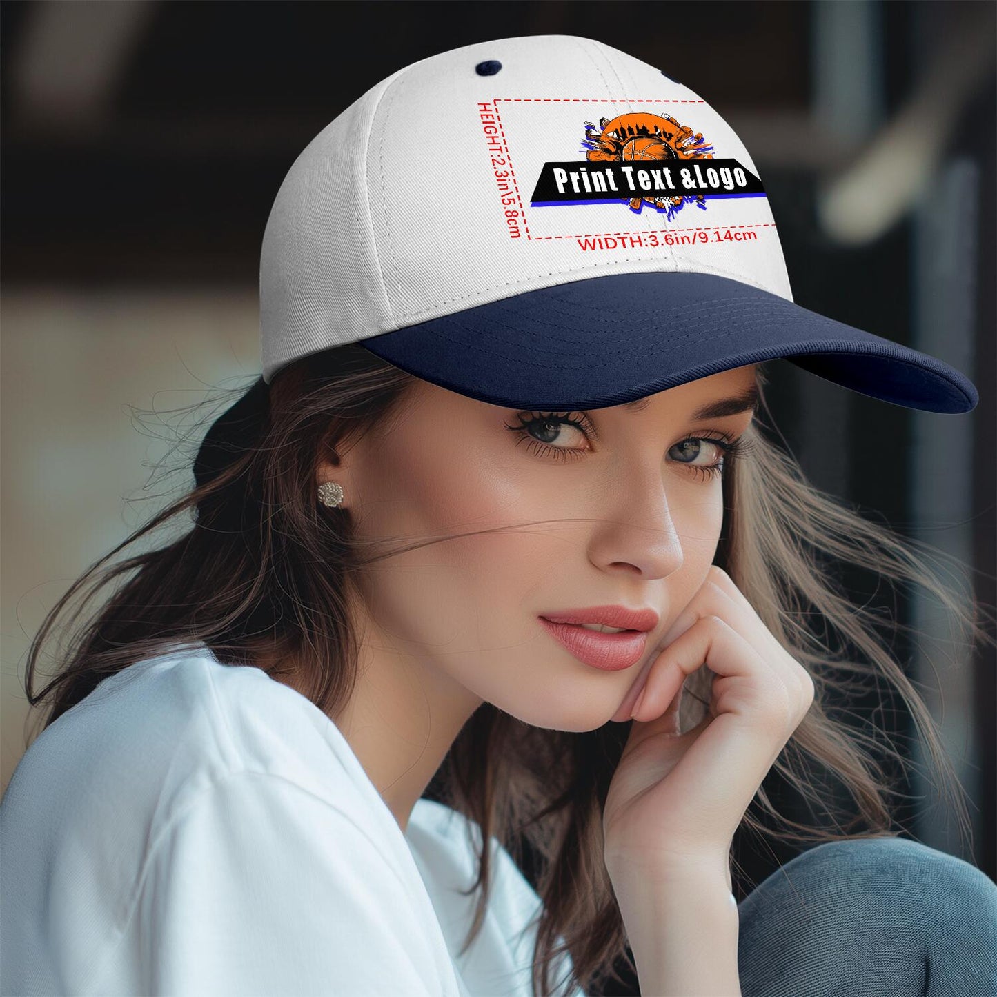 Custom Navy Blue Sports Duckbill Mesh Cap - Unleash Your Athletic Style with Personal Touch