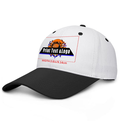 Custom Black Sports Duckbill Mesh Cap - Unleash Your Athletic Style with Personal Touch