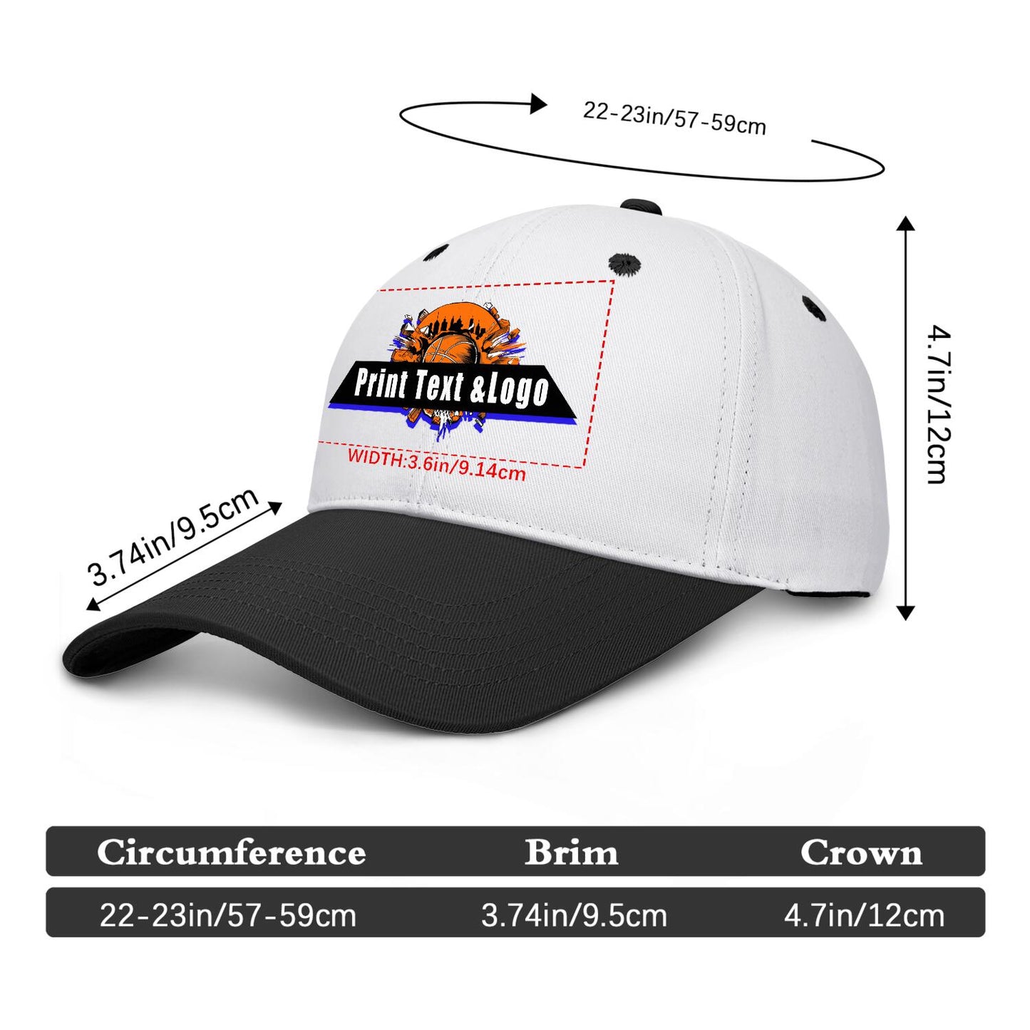 Custom Black Sports Duckbill Mesh Cap - Unleash Your Athletic Style with Personal Touch
