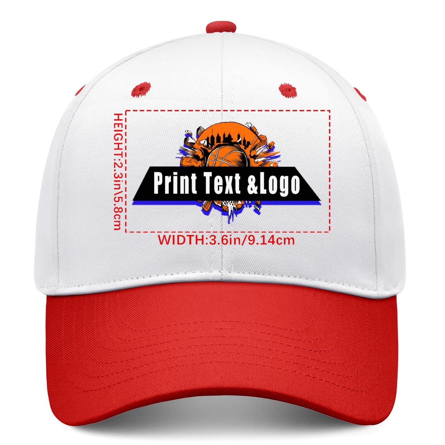 Custom Red Sports Duckbill Mesh Cap - Unleash Your Athletic Style with Personal Touch