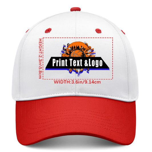 Custom Red Sports Duckbill Mesh Cap - Unleash Your Athletic Style with Personal Touch