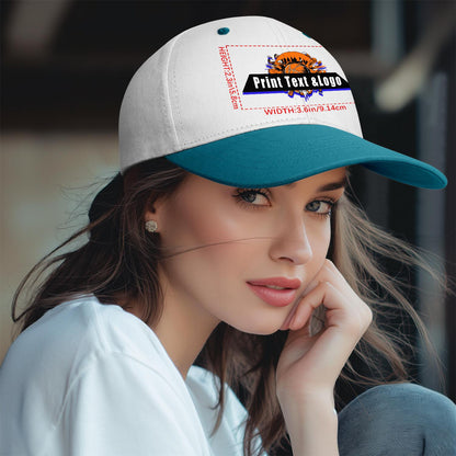Custom Blue Green Sports Duckbill Mesh Cap - Unleash Your Athletic Style with Personal Touch