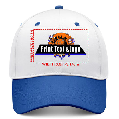 Custom Blue Sports Duckbill Mesh Cap - Unleash Your Athletic Style with Personal Touch