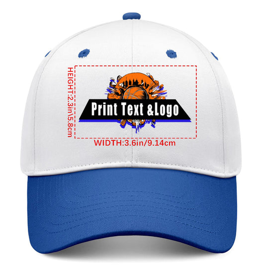 Custom Blue Sports Duckbill Mesh Cap - Unleash Your Athletic Style with Personal Touch