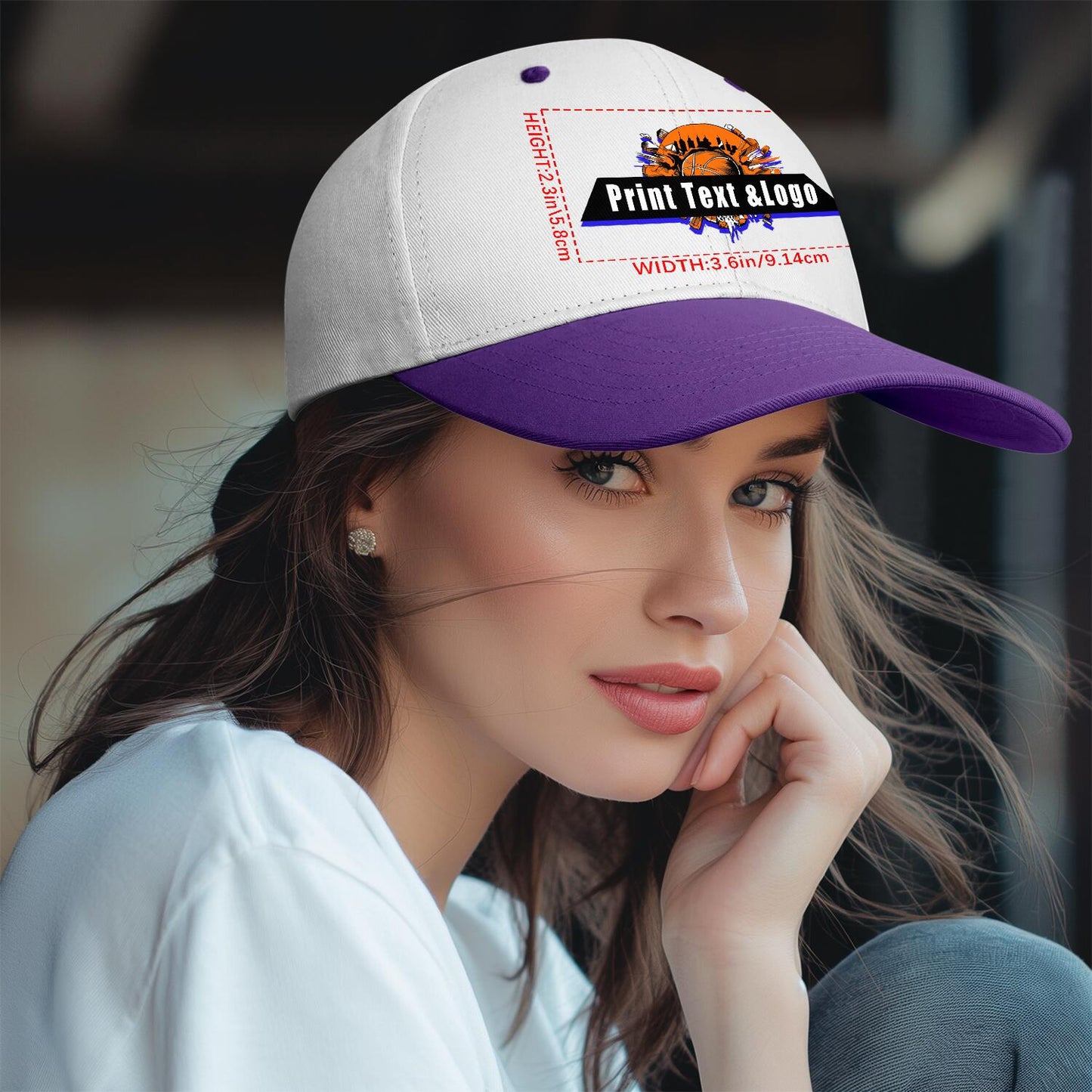 Custom Purple Sports Duckbill Mesh Cap - Unleash Your Athletic Style with Personal Touch