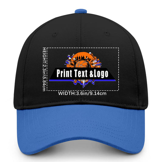 Custom Blue Sports Duckbill Mesh Cap - Unleash Your Athletic Style with Personal Touch