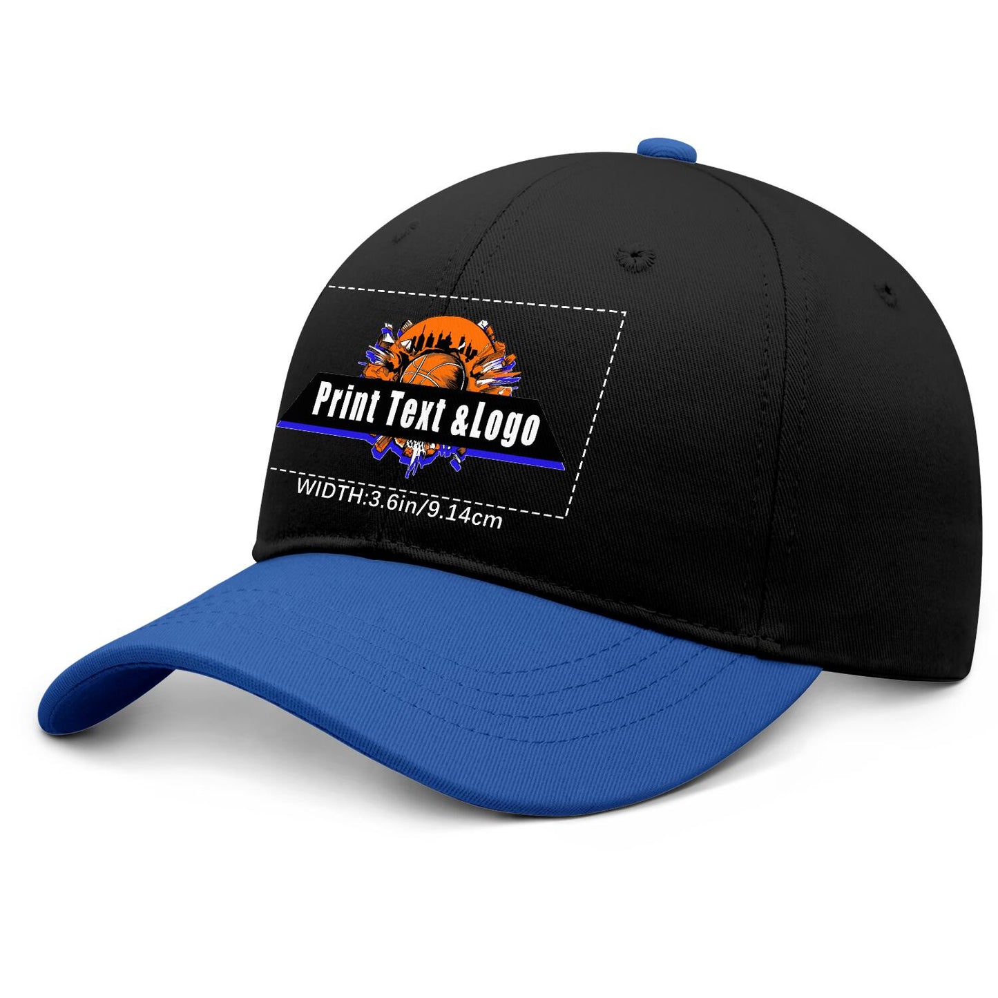 Custom Blue Sports Duckbill Mesh Cap - Unleash Your Athletic Style with Personal Touch
