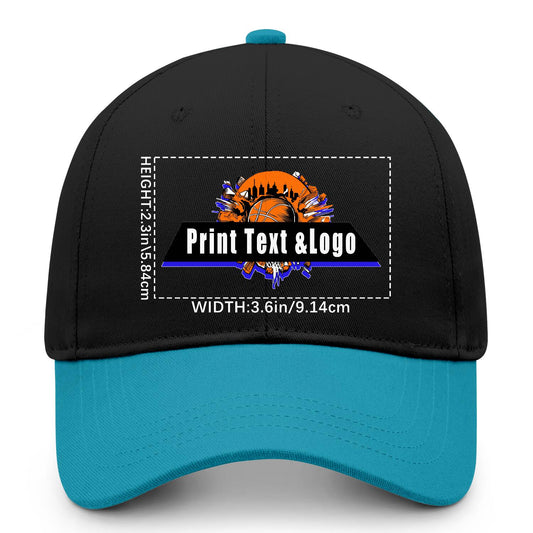 Custom Blue Green Sports Duckbill Mesh Cap - Unleash Your Athletic Style with Personal Touch