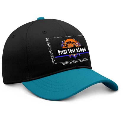Custom Blue Green Sports Duckbill Mesh Cap - Unleash Your Athletic Style with Personal Touch