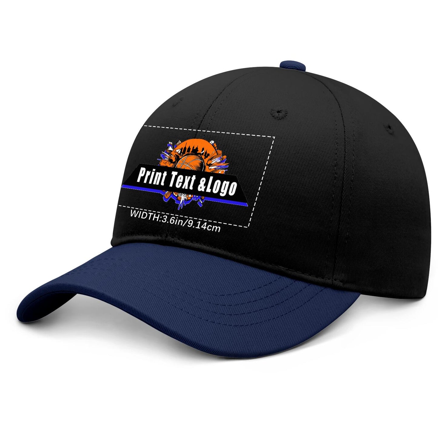 Custom Navy Blue Sports Duckbill Mesh Cap - Unleash Your Athletic Style with Personal Touch