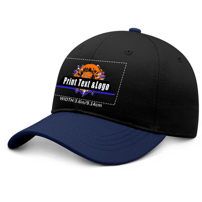 Custom Navy Blue Sports Duckbill Mesh Cap - Unleash Your Athletic Style with Personal Touch