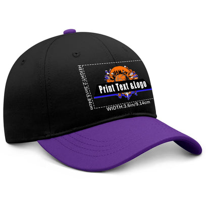 Custom Purple Sports Duckbill Mesh Cap - Unleash Your Athletic Style with Personal Touch