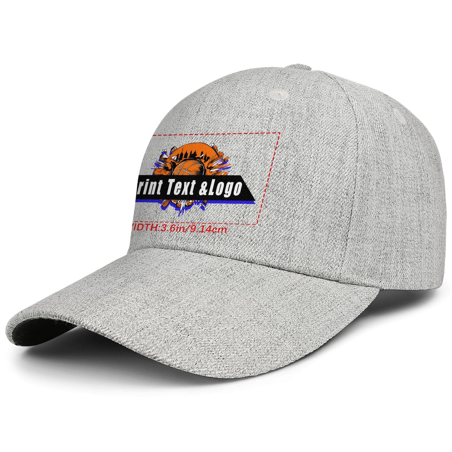 Custom Grey Duckbill Mesh Cap Elevate Your Style with Personalized Comfort