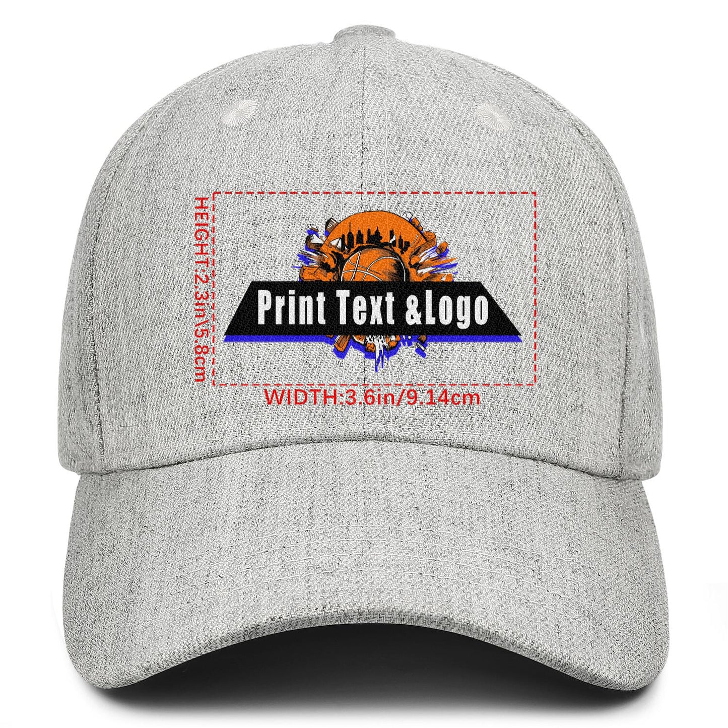 Custom Grey Duckbill Mesh Cap Elevate Your Style with Personalized Comfort