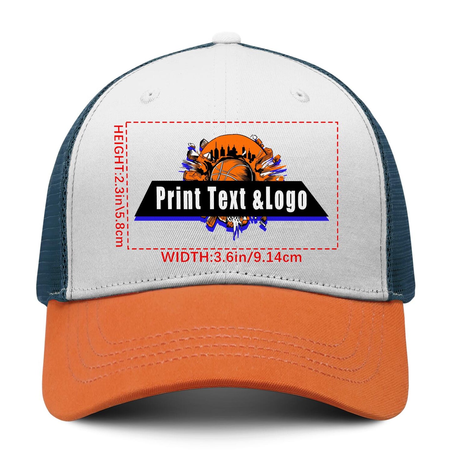 Custom Black-Red Outdoor Duckbill Mesh Cap with White Top Stylish and Functional for Every Adventure