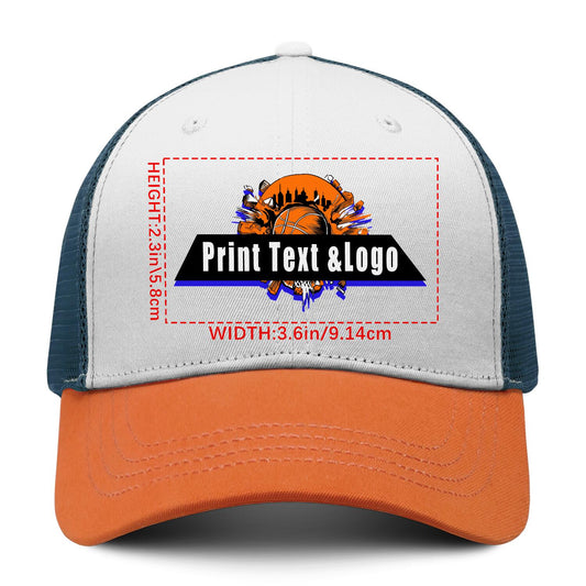Custom Black-Red Outdoor Duckbill Mesh Cap with White Top Stylish and Functional for Every Adventure