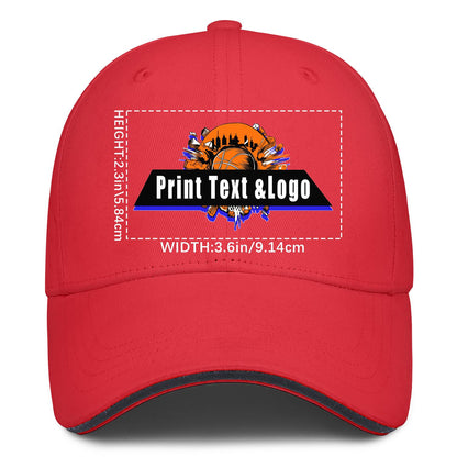 Custom Red Duckbill Mesh Cap Elevate Your Style with Personalized Comfort