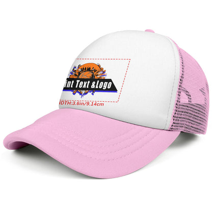 Custom Pink Sponge Mesh Cap - Tailored Comfort and Style for Every Occasion
