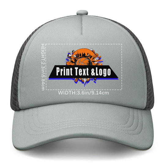 Custom Grey Green Sponge Mesh Cap - Tailored Comfort and Style for Every Occasion