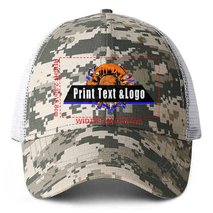 Custom Army Green Duckbill Mesh Cap Elevate Your Style with Personalized Comfort