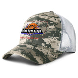 Custom Army Green Duckbill Mesh Cap Elevate Your Style with Personalized Comfort