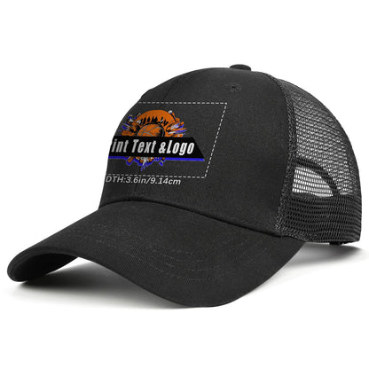 Custom Black Duckbill Mesh Cap Elevate Your Style with Personalized Comfort
