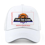 Custom White Duckbill Mesh Cap Elevate Your Style with Personalized Comfort