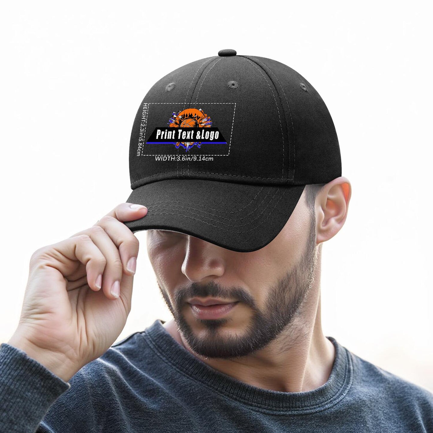 Custom Black Duckbill Mesh Cap Elevate Your Style with Personalized Comfort