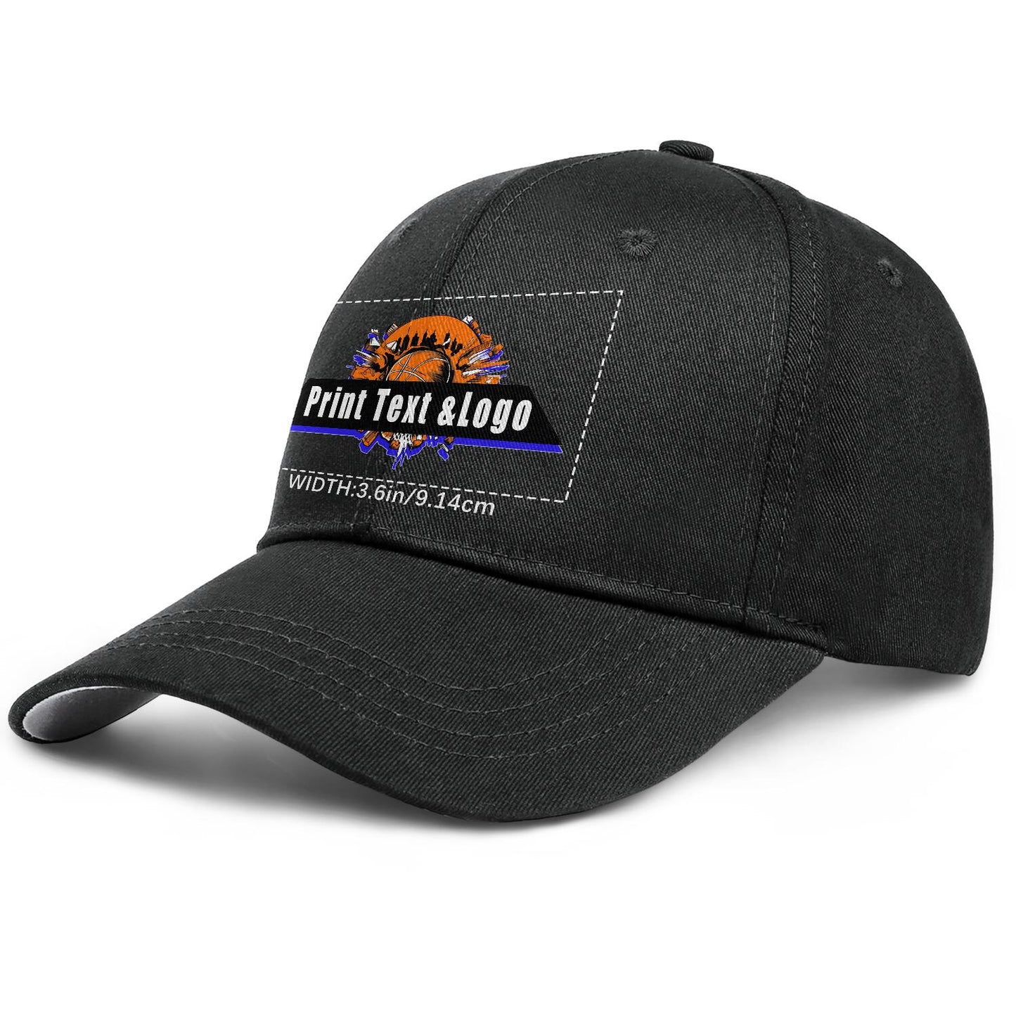 Custom Black Duckbill Mesh Cap Elevate Your Style with Personalized Comfort