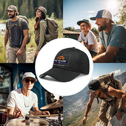 Custom Black Duckbill Mesh Cap Elevate Your Style with Personalized Comfort