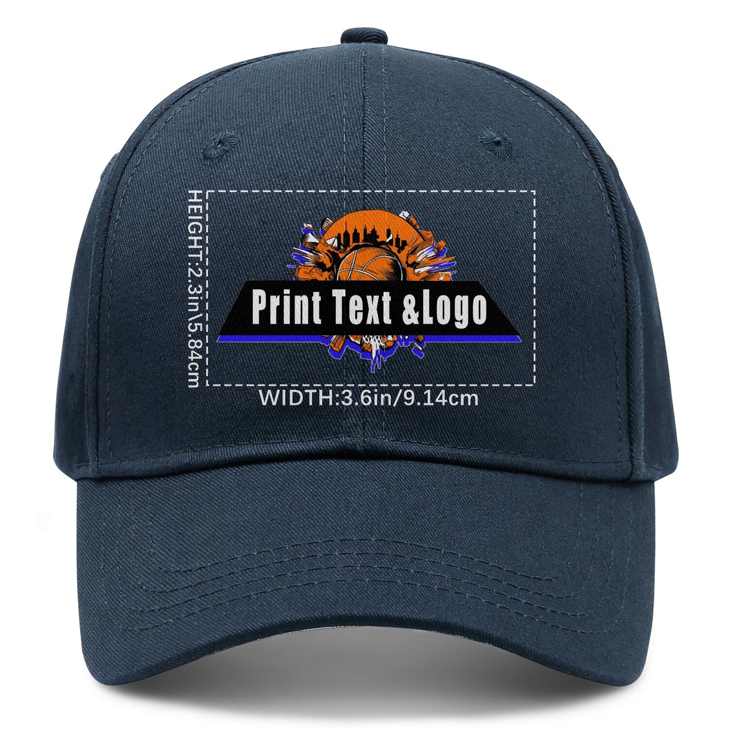 Custom Navy Blue Duckbill Mesh Cap Elevate Your Style with Personalized Comfort