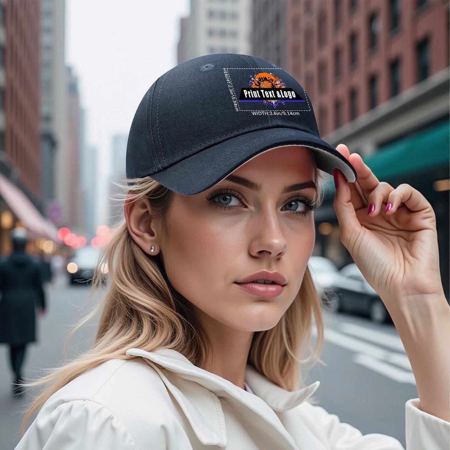 Custom Navy Blue Duckbill Mesh Cap Elevate Your Style with Personalized Comfort