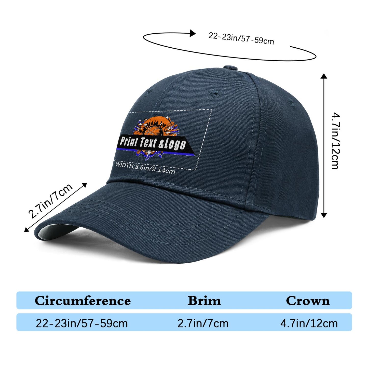 Custom Navy Blue Duckbill Mesh Cap Elevate Your Style with Personalized Comfort