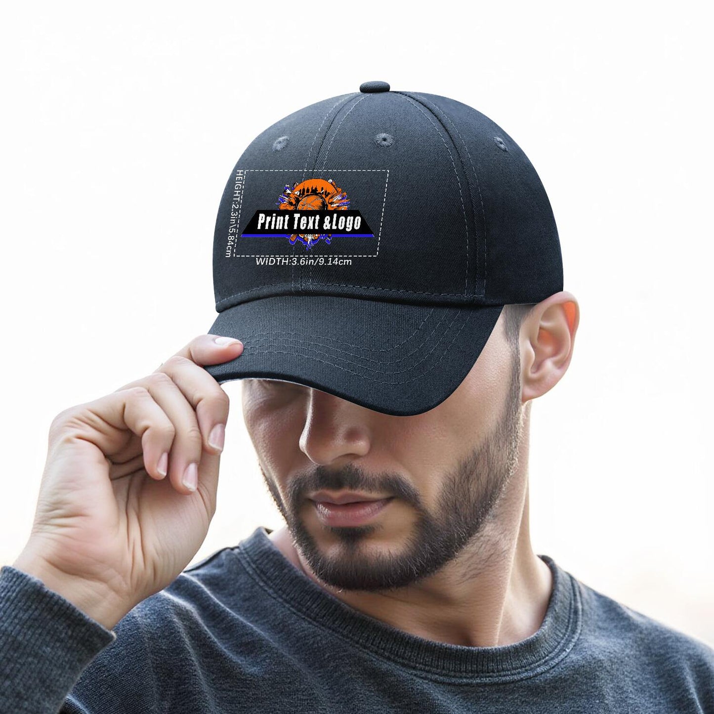 Custom Navy Blue Duckbill Mesh Cap Elevate Your Style with Personalized Comfort